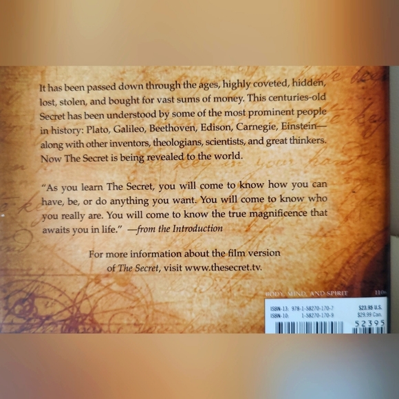 The Secret by Rhonda Byrne - Picture 3 of 3